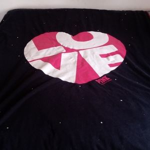 Price negotiable. PINK bling blanket